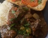 A picture of step 4 of Spanish Slow cooked beef cheeks with tomato bread “Carrillada de Ternera”.