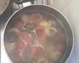 Foto del paso 1 de la receta: Pasta italiana de colores caracoles rellenos #hoypasta