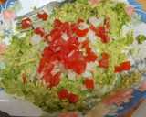Foto del paso 4 de la receta: Tosta de guacamole y sardina ahumada con tomate y mozzarella