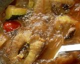 A picture of step 9 of Katla fish with baby pumpkin/ kochi kumdo diye katla machher jhol.