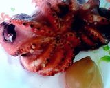 Foto del paso 9 de la receta Pulpo a la plancha con pasta de cilantro, jengibre y ajo