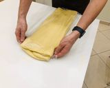 Vajas leveles tészta (tojásmentes) recept fázis 15 fotója