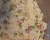 A picture of step 6 of Asparagus and pea risotto.