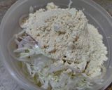 A picture of step 3 of Cabbage Pakore.