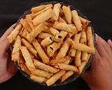 Foto langkah ke 10 dari resep Cemilan termurah, Hanya 3 bahan saja | Lumpia Mini Coklat.