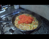Foto del paso 5 de la receta: Hojas de col rellenas de verduras, pollo y arroz