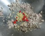 雪裡紅炒肉末的食譜步驟2照片