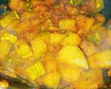कद्दू की खट्टी मिठी गुड़ की सब्जी (kaddu ki khatti meethi gur ki sabzi recipe in Hindi) रेसिपी चरण 7 फोटो