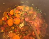 Foto del paso 2 de la receta: Lentejas con hortalizas y pollo