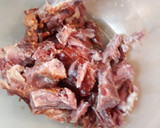 A picture of step 1 of Deviled Ham.