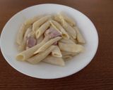 Pas rețetă Paste (penne) carbonara 2 fotografie