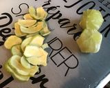 Une image de l'étape 5 de Pavé de saumon au thym frais,tomates et citron vert (riz Halloween).