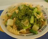 Foto do passo 9 de Macarrão ao pesto com vagens e batatas