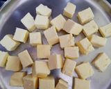A picture of step 3 of Paneer fried rice for kids.