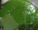 A picture of step 2 of Palak paneer with onion and garlic.