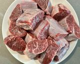 A picture of step 1 of Braised Beef Noodle Soup (Double Bean Paste, No Soy Sauce).