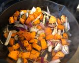 A picture of step 3 of Slow cooked venison shank with chipolatas.
