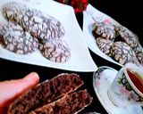 عکس مرحله 7 از دستور کوکی ترک دار شکلاتی 😋😍 Chocolate cookies