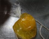 Foto del paso 5 de la receta: Crema de guisantes con jamón crocante y huevo