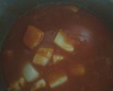 Foto del paso 5 de la receta Arroz negro, crujiente de puerro y langostinos alioli