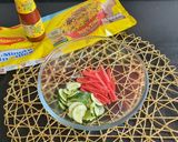 A picture of step 1 of Crispy Maggi Salad.