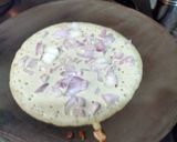 A picture of step 4 of Brown top millet onion uttapam.