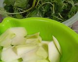Foto langkah ke 1 dari resep Bobor Bayam & Pepaya Muda.