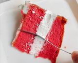 Foto langkah ke 6 dari resep Cake Semangat Merah Putih.