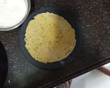 A picture of step 2 of Kasuri methi, till and dahi paratha.