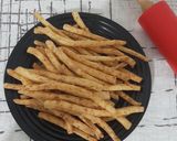 Foto langkah ke 4 dari resep Cheese stick empuk dan renyah (Eggless).