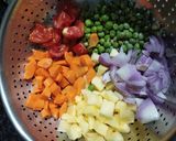 A picture of step 2 of Masala khichadi.
