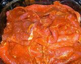 A picture of step 3 of Tacos al Pastor.