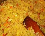 Foto del paso 2 de la receta: Arroz con vegetales y mortadela