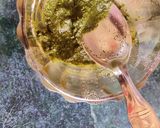 A picture of step 4 of Preserved mint chutney powder.