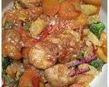 Foto langkah ke 8 dari resep Cah sapo telur tahu dan udang.
