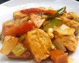 รูปขั้นตอนการทำที่ 4 ของ เทมเป้ผัดเปรี้ยวหวาน  Sweet and Sour Stir Fried Tempeh