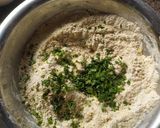A picture of step 2 of Dal dhokli.