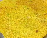 A picture of step 3 of Kodo Millets Chilla.
