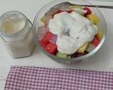 Cara Membuat Fruit Salad With Homemade Salad Dressing 5