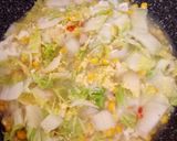 Foto langkah ke 10 dari resep Tumis sawi, telur, jagung.