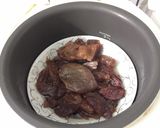 A picture of step 2 of Chinese Pork And Liver Sausage In Shao Xing Wine And Dang Gui So.