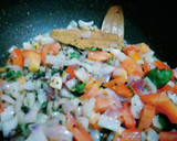 A picture of step 2 of Dal kanda.