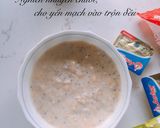 Hình bước làm 1 của món Overnight banana oatmeal muffin