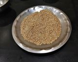 A picture of step 1 of Sesame Milk Cake.