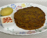A picture of step 9 of Liquid Dough Aloo Paratha with Whole Wheat Flour.