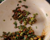 A picture of step 4 of Spring Onion Sabji.