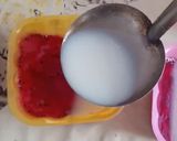 Foto langkah ke 6 dari resep Puding Susu Buah Naga.