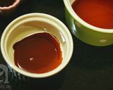 Hình bước làm 3 của món Caramel flan matcha