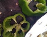 A picture of step 1 of Capsicum masala ring.