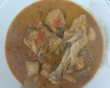 A picture of step 3 of Chicken curry.